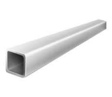 Труба радиусная профильная алюминиевая 40х20х2 мм R2 L= 6 м